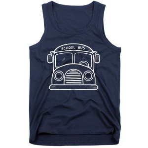 School Bus Costume Halloween Costume Tank Top