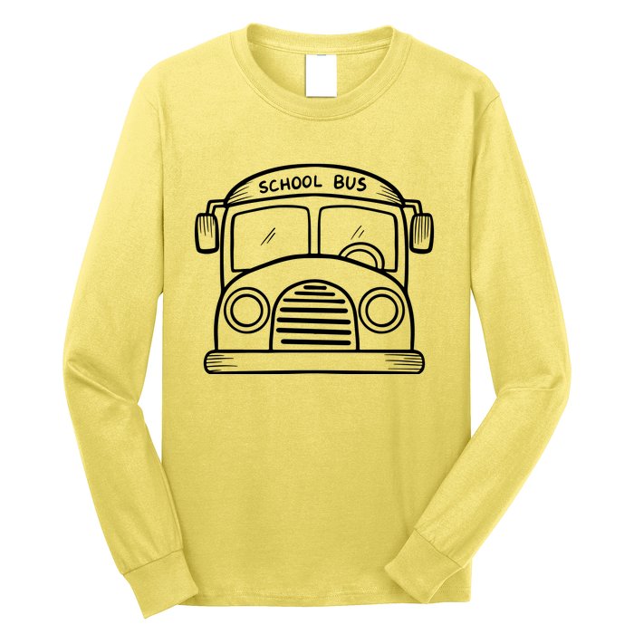 School Bus Costume Halloween Costume Long Sleeve Shirt