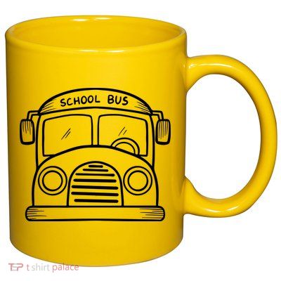 School Bus Costume Halloween Costume 11oz C Handle Ceramic Mug