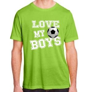 Soccer Ball Cute Soccer Mom Love My Soccer Futbol Funny Gift Adult ChromaSoft Performance T-Shirt