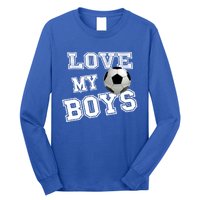 Soccer Ball Cute Soccer Mom Love My Soccer Futbol Funny Gift Long Sleeve Shirt