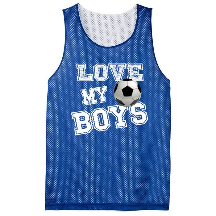 Soccer Ball Cute Soccer Mom Love My Soccer Futbol Funny Gift Mesh Reversible Basketball Jersey Tank