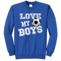 Soccer Ball Cute Soccer Mom Love My Soccer Futbol Funny Gift Tall Sweatshirt