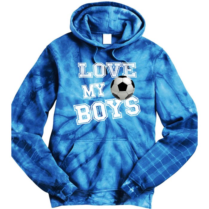 Soccer Ball Cute Soccer Mom Love My Soccer Futbol Funny Gift Tie Dye Hoodie