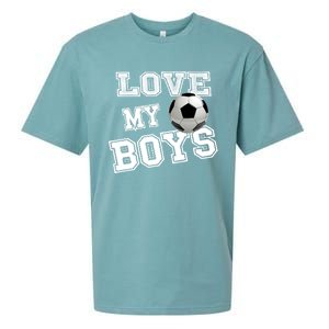 Soccer Ball Cute Soccer Mom Love My Soccer Futbol Funny Gift Sueded Cloud Jersey T-Shirt