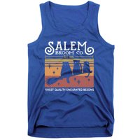 Salem Broom Company Est 1692 Halloween Salem Witch Cat Broom Gift Tank Top