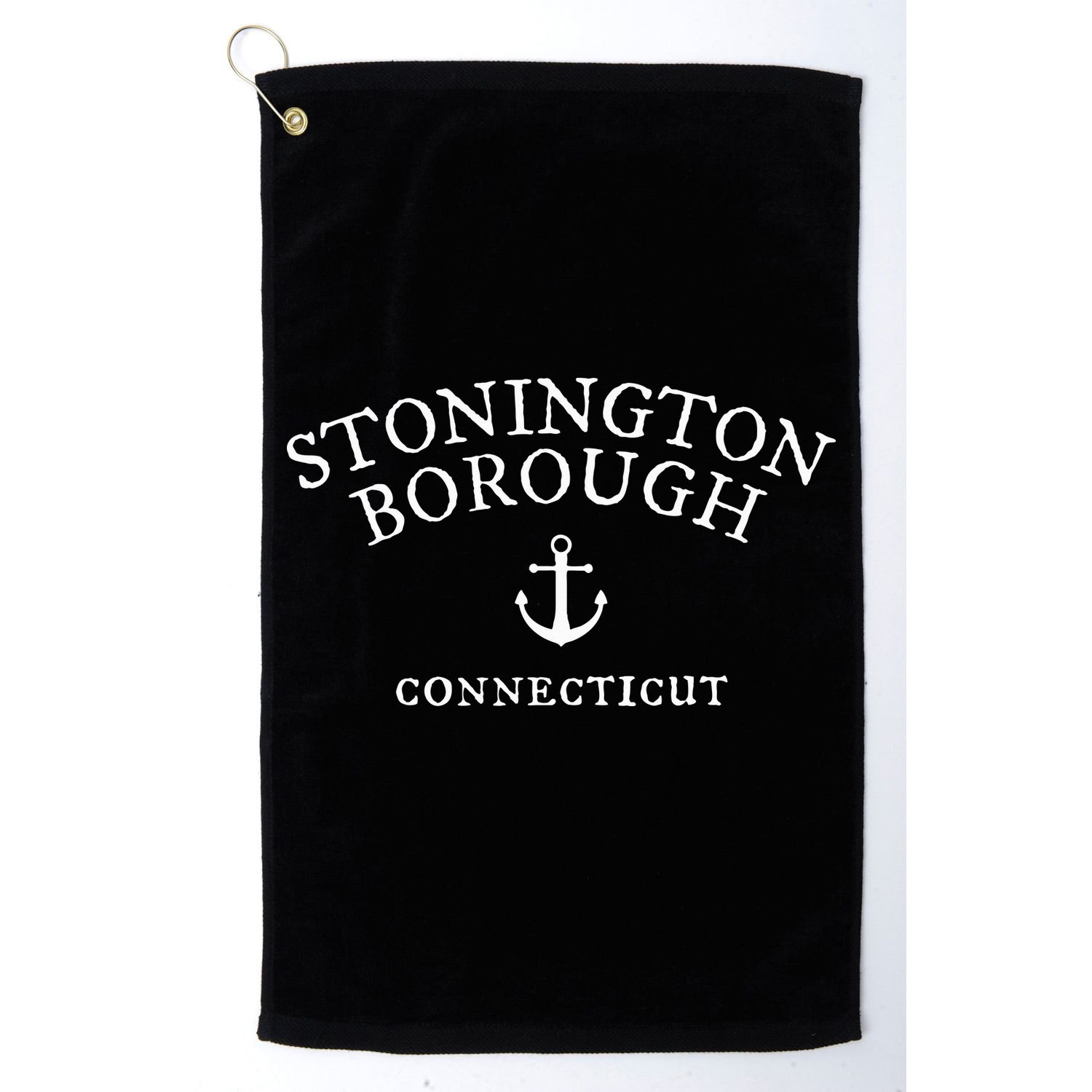 Stonington Borough Ct Connecticut Nautical Sea Town Golf Towel