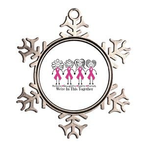 Support Breast Cancer Awareness with Our Inclusive Community Metallic Star Ornament