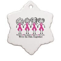 Support Breast Cancer Awareness with Our Inclusive Community Ceramic Star Ornament