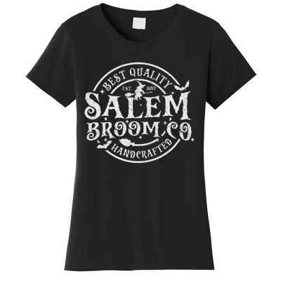 Salem Broom Company Est 1692 Halloween Classic Funny Witch Women's T-Shirt