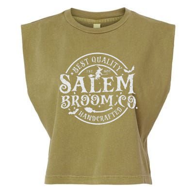 Salem Broom Company Est 1692 Halloween Classic Funny Witch Garment-Dyed Women's Muscle Tee