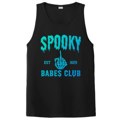 Spooky Babes Club Halloween Salem Witchy Spooky Season Gift PosiCharge Competitor Tank