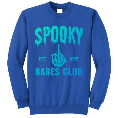 Spooky Babes Club Halloween Salem Witchy Spooky Season Gift Sweatshirt