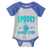 Spooky Babes Club Halloween Salem Witchy Spooky Season Gift Infant Baby Jersey Bodysuit