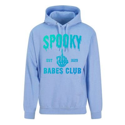 Spooky Babes Club Halloween Salem Witchy Spooky Season Gift Unisex Surf Hoodie