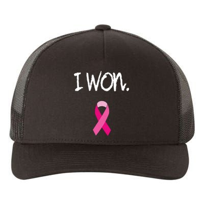 Survivor Breast Cancer Awareness Yupoong Adult 5-Panel Trucker Hat