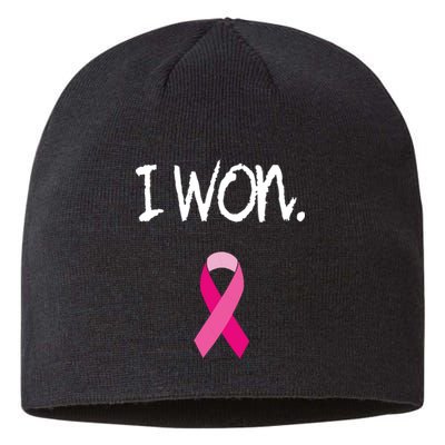 Survivor Breast Cancer Awareness Sustainable Beanie