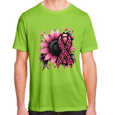 Sunflower Breast Cancer Awareness Adult ChromaSoft Performance T-Shirt