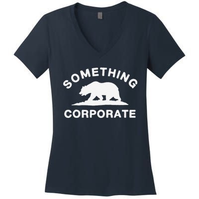 Something Beer Corporate Wilderness Animals Women's V-Neck T-Shirt