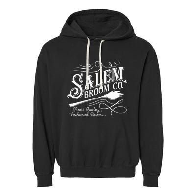 Salem Broom Company Est 1692 Halloween Garment-Dyed Fleece Hoodie