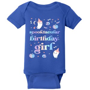 Spooktacular Birthday Cute Ghost Halloween Party Retro Gift Baby Bodysuit