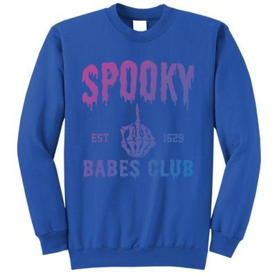 Spooky Babes Club Halloween Salem Witchy Spooky Season Gift Sweatshirt