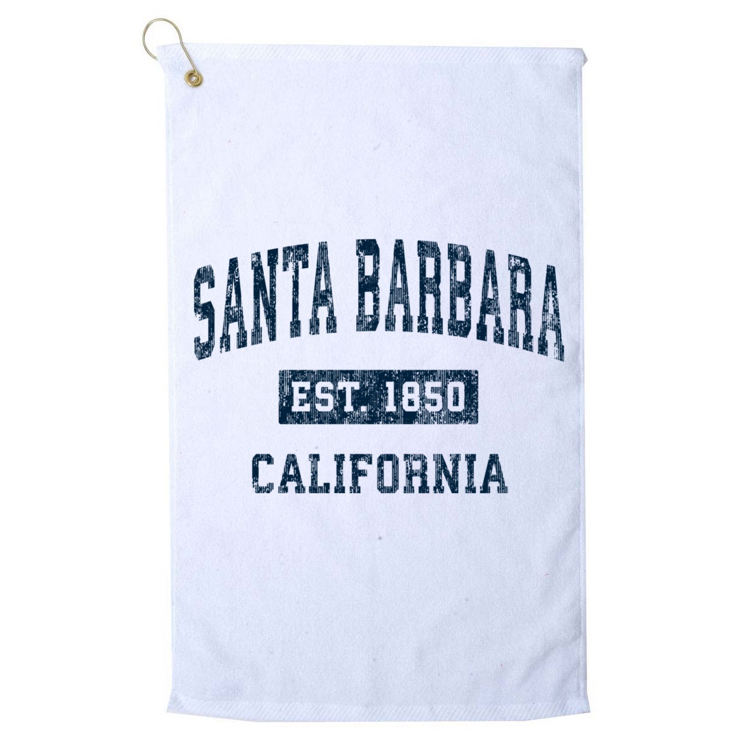 Santa Barbara California Ca Vintage Sports Golf Towel