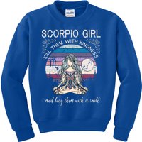 Scorpio Birthday Cute Gift November Gift Kids Sweatshirt