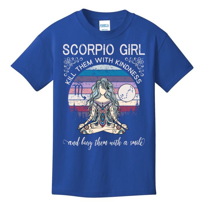 Scorpio Birthday Cute Gift November Gift Kids T-Shirt