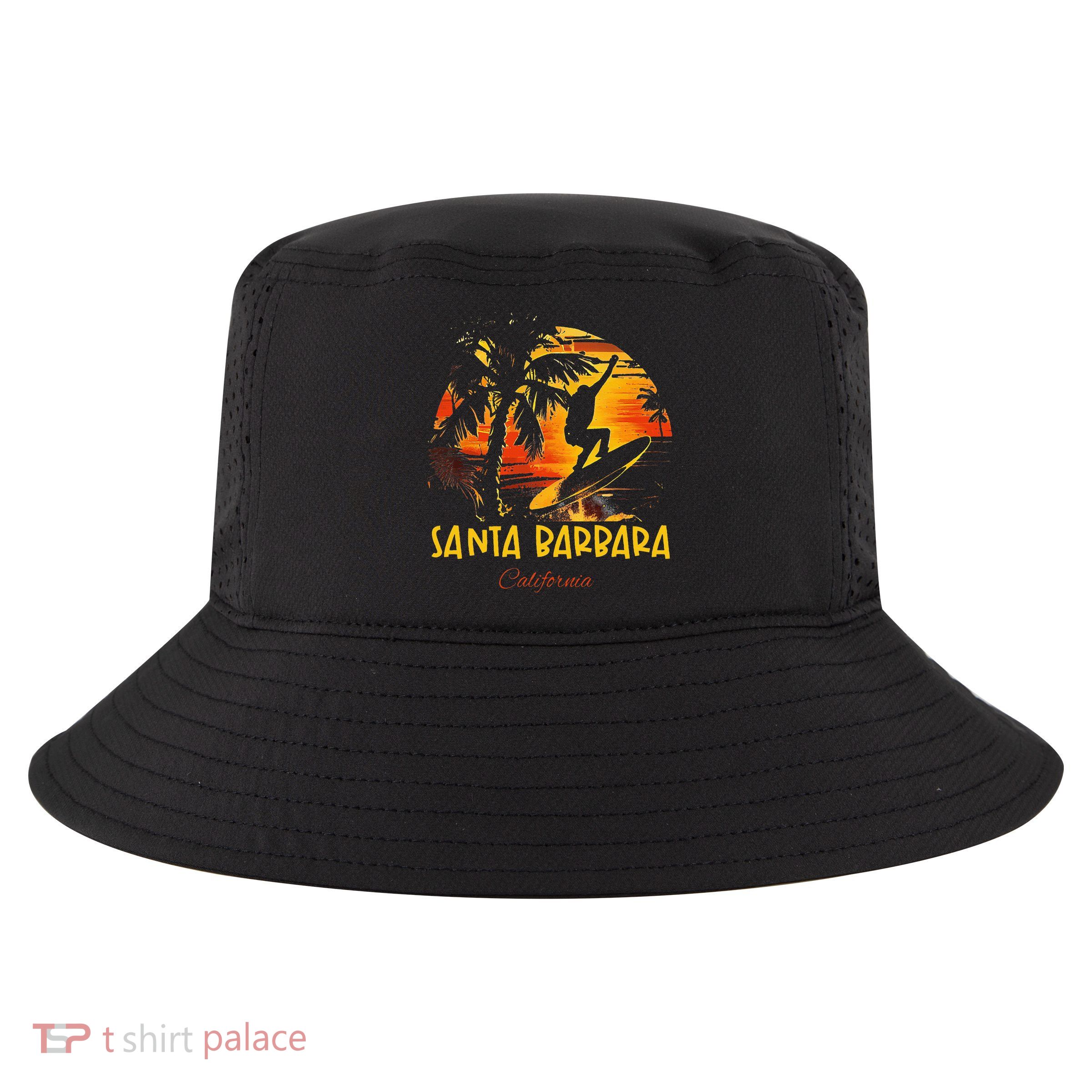 Santa Barbara California Cool Comfort Performance Bucket Hat