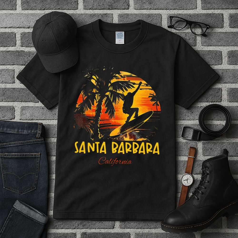 Santa Barbara California Tall T-Shirt
