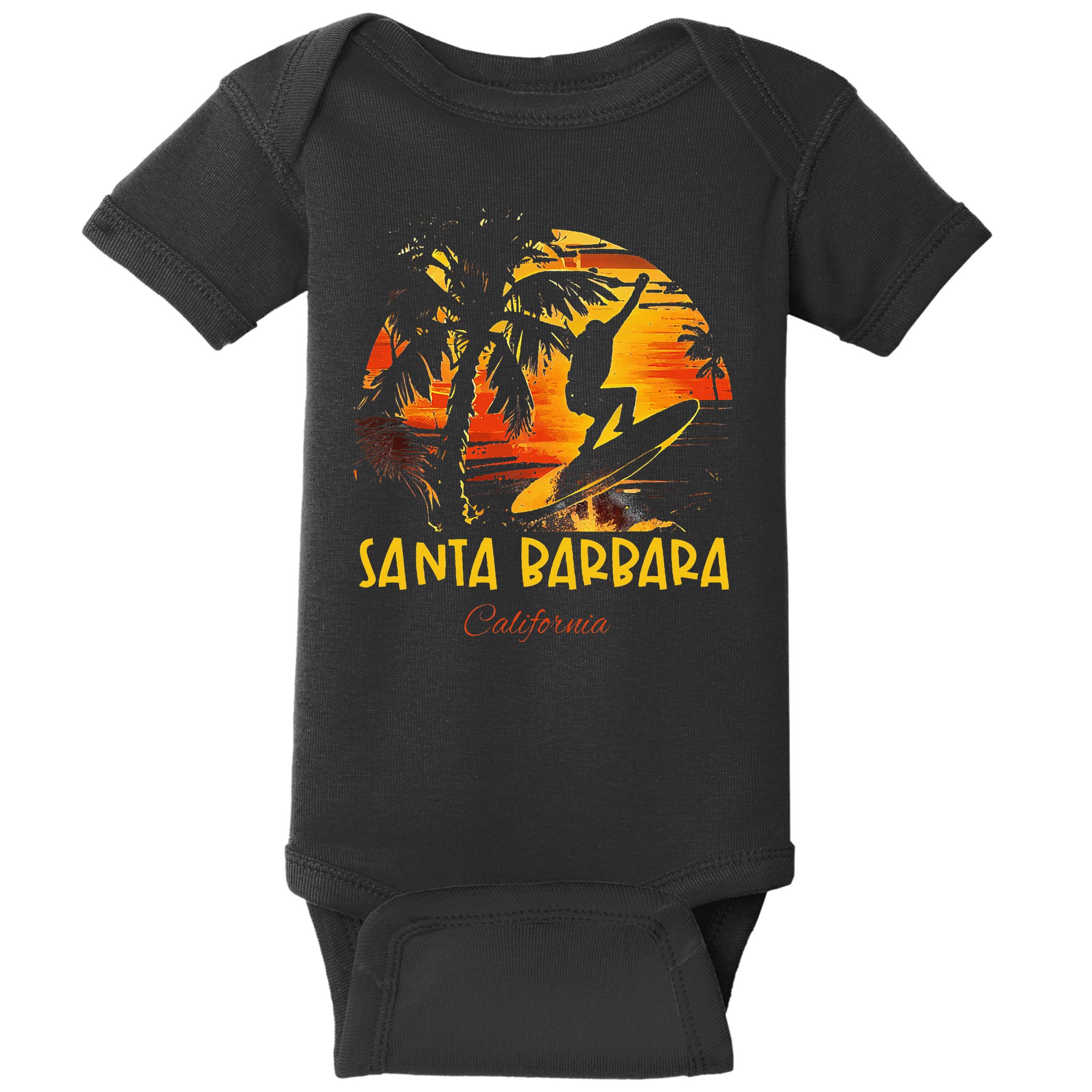Santa Barbara California Baby Bodysuit