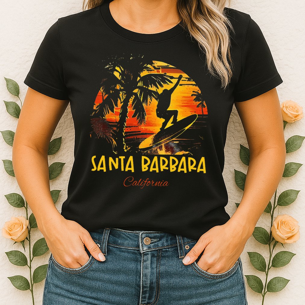 Santa Barbara California Womens T-Shirt
