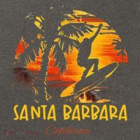 Santa Barbara California Cotton Canvas Backpack
