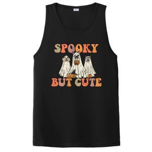 Spooky But Cute Ghost Dog Boo Pumpkin Candy Groovy Halloween Gift PosiCharge Competitor Tank