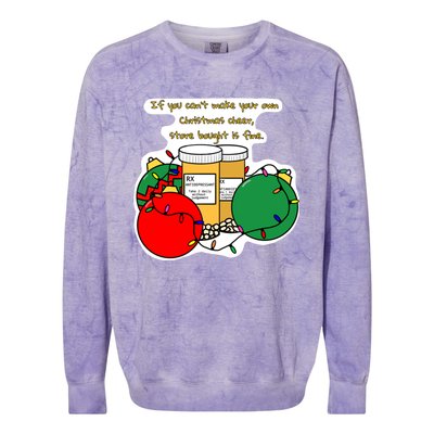 Store Bought Christmas Cheer Colorblast Crewneck Sweatshirt