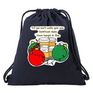 Store Bought Christmas Cheer Drawstring Bag