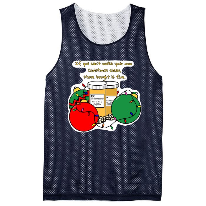 Store Bought Christmas Cheer Mesh Reversible Basketball Jersey Tank