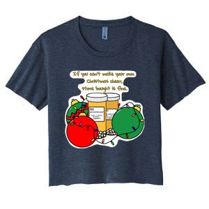 Store Bought Christmas Cheer Women's Crop Top Tee