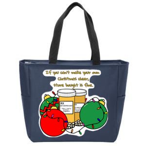 Store Bought Christmas Cheer Zip Tote Bag