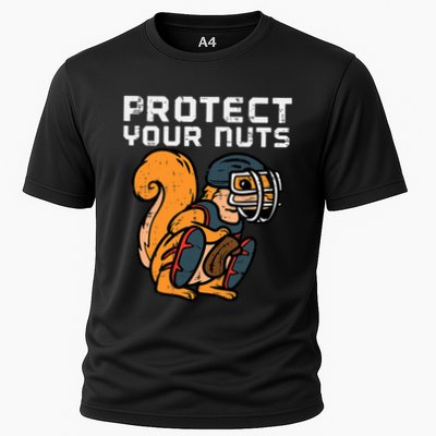 Squirrel Baseball Catcher Protect Your Nuts Performance Shirt