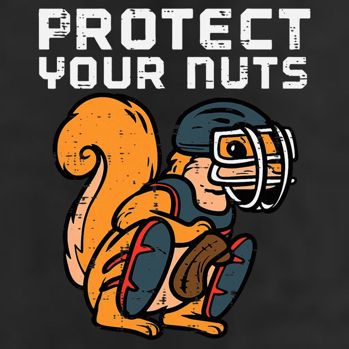 Squirrel Baseball Catcher Protect Your Nuts Adult Drive Performance Visor