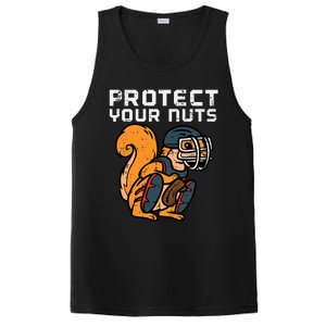 Squirrel Baseball Catcher Protect Your Nuts PosiCharge Competitor Tank