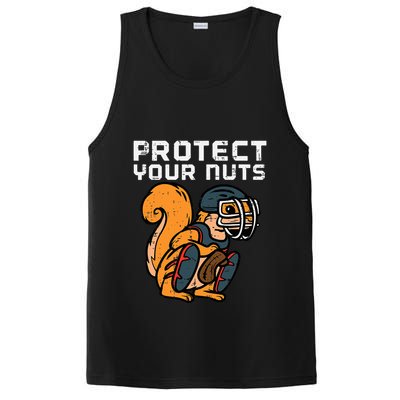 Squirrel Baseball Catcher Protect Your Nuts PosiCharge Competitor Tank
