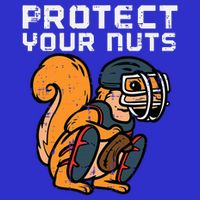 Squirrel Baseball Catcher Protect Your Nuts Long Sleeve Shirt