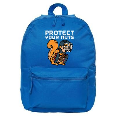 Squirrel Baseball Catcher Protect Your Nuts 16 in Basic Backpack