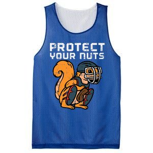 Squirrel Baseball Catcher Protect Your Nuts Mesh Reversible Basketball Jersey Tank