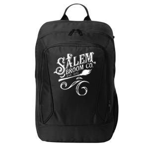 Salem Broom Co Est 1692 Funny Halloween Witch Quote Graphic Gift City Backpack