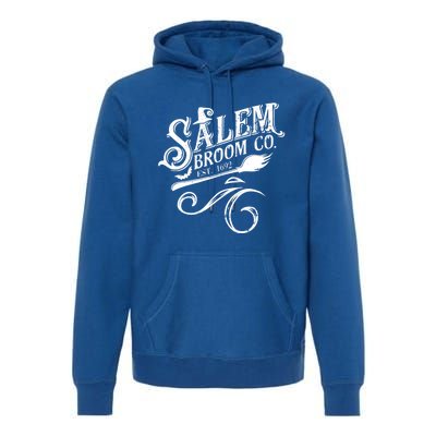 Salem Broom Co Est 1692 Funny Halloween Witch Quote Graphic Gift Premium Hoodie