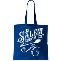 Salem Broom Co Est 1692 Funny Halloween Witch Quote Graphic Gift Tote Bag